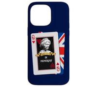 Carcasa para iPhone 14 Pro MAX Reina Elizabeth II - Tarjeta de Juego (Memoriam skat Royal, Reino Unido)