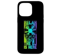 Carcasa para iPhone 14 Pro MAX Relax The DJ Is Here, Amante de los Discos de Vinilo Gothic Skull LP