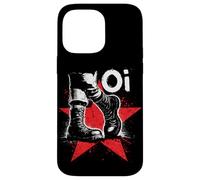 Carcasa para iPhone 14 Pro MAX Respect Oi Punk Rock Boots y Star Punks Not Dead Music