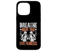 Carcasa para iPhone 14 Pro MAX Respira Muay Thai Live Fearless Muay Thai
