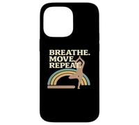 Carcasa para iPhone 14 Pro MAX Respiración Movimiento Repetir Yoga Pose Rainbow