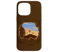 Carcasa para iPhone 14 Pro MAX Resurrection Sunday Cross of Jesus Christ Empty Tomb Faith