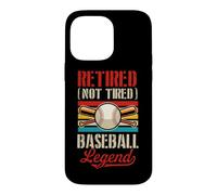 Carcasa para iPhone 14 Pro MAX Retired Not Tired Baseball Legend Retro Jubilación Fiesta
