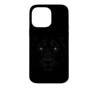 Carcasa para iPhone 14 Pro MAX Retrato de Cara de león Realista Oscuro