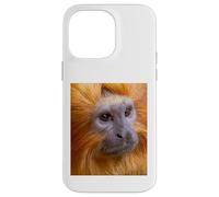 Carcasa para iPhone 14 Pro MAX Retrato de león Tamarin Obra de Arte de Primates de la Selva