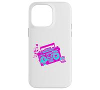 Carcasa para iPhone 14 Pro MAX Retro 80s 90s Boom-Box Vintage Cassette Player Graphic tee