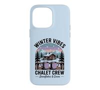 Carcasa para iPhone 14 Pro MAX Retro Christmas Winter Vibes Ski Vacation Chalet Crew