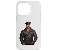 Carcasa para iPhone 14 Pro MAX Retro Gay Leather Daddy Bear - Cuero Dom Biker Man