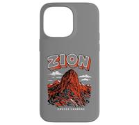 Carcasa para iPhone 14 Pro MAX Retro Zion National Park Vintage Style Angels Landing Utah