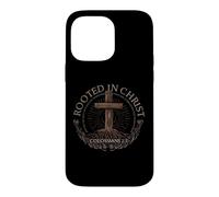 Carcasa para iPhone 14 Pro MAX Rooted in Christ Shirt Jesus Shirt Vintage Cross Christian