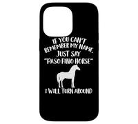 Carcasa para iPhone 14 Pro MAX Ropa Paso Fino - Divertido diseño increíble para Amantes de los Caballos