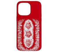 Carcasa para iPhone 14 Pro MAX Sagrado Corazón de Jesús Inmaculado Corazón María José Católica