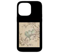 Carcasa para iPhone 14 Pro MAX Sakura Birds Harmony Arte de Tinta Japonesa