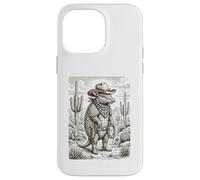 Carcasa para iPhone 14 Pro MAX Salvaje Oeste Armadillo Forajido con Lazo