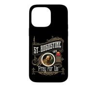 Carcasa para iPhone 14 Pro MAX San Agustín de Hipopótamo Orar por Nosotros Ciudad Católico