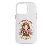 Carcasa para iPhone 14 Pro MAX Santa Teresa Lisieux Hacer Pequeñas Cosas Gran Amor por los Cristianos