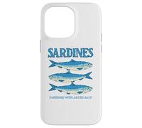 Carcasa para iPhone 14 Pro MAX Sardines Tinned Fish Retro Graphic for Men Women