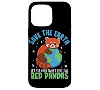 Carcasa para iPhone 14 Pro MAX Save The Earth Es el único Planeta Que Tiene Pandas Rojos
