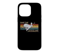 Carcasa para iPhone 14 Pro MAX Save The Jackalope - Vintage Rabbit - Camping Cryptozoology