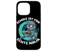 Carcasa para iPhone 14 Pro MAX School Ninja Boy: La Escuela Es para Auténticos Ninjas