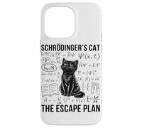 Carcasa para iPhone 14 Pro MAX Schrodinger Cat Escape Plan Mecánica cuántica Física