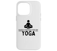 Carcasa para iPhone 14 Pro MAX Se distrae fácilmente con un Divertido Instructor de Yoga