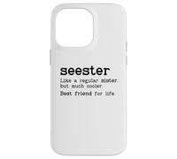 Carcasa para iPhone 14 Pro MAX Seester Definition Funny Sister Big Sister Best Friend Sis