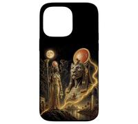 Carcasa para iPhone 14 Pro MAX Sekhmet Bastet ISIS Diosa Africana Kemetic Egipto Arte