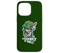 Carcasa para iPhone 14 Pro MAX Shamrock n' Roll Divertido Juego de Palabras de trébol del día de San Patricio