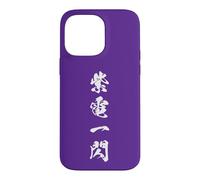 Carcasa para iPhone 14 Pro MAX SHIDEN ISSEN 紫電一閃 - Japanese Calligraphy, Rayo Veloz Alma