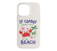 Carcasa para iPhone 14 Pro MAX Si está malhumorado, regrese a la Playa | Spring Break Kidcore