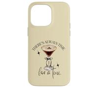 Carcasa para iPhone 14 Pro MAX Siempre Hay Tiempo para un Tini Espresso Martini Time Vintage