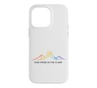 Carcasa para iPhone 14 Pro MAX Siéntete Orgulloso de la Escalada Rainbow Mountain Hiking