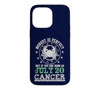 Carcasa para iPhone 14 Pro MAX Signo del Zodiaco Cáncer Julio 20 Horóscopo Astrología Cumpleaños