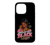 Carcasa para iPhone 14 Pro MAX Sin disculpas Black Queen Melanin Pride Baddie