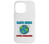 Carcasa para iPhone 14 Pro MAX Sistema Planeta Advertencia Ambiental Conciencia Ilustración