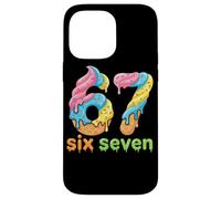 Carcasa para iPhone 14 Pro MAX Six Seven 67 Number Ice Cream Drip Meme 6 7 Kids Boys Girls