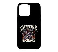 Carcasa para iPhone 14 Pro MAX Skeleton Nurse Caffeine & Chaos Night Shift