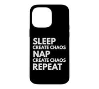 Carcasa para iPhone 14 Pro MAX Sleep Nap Create Caos Repeat Lover