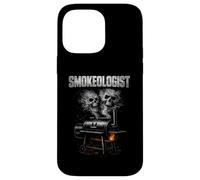 Carcasa para iPhone 14 Pro MAX Smokeologist Funny BBQ Smoker Pitmaster Grill Master Humor