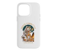 Carcasa para iPhone 14 Pro MAX Snack Committee Chairman, Raccoon Camping Humor