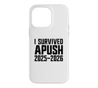 Carcasa para iPhone 14 Pro MAX Sobreviví Apush 2025-2026 Ap Historia de EE. UU. Sobreviví a Apush