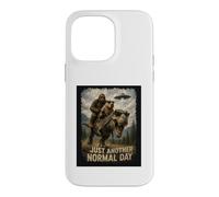 Carcasa para iPhone 14 Pro MAX Solo Otro día Normal | Retro Bigfoot Capibara T-Rex