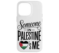 Carcasa para iPhone 14 Pro MAX Someone In Palestine Loves Me Palestine Heart