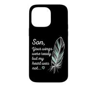 Carcasa para iPhone 14 Pro MAX Son Wings were Ready by My Heart Not Memorial
