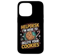 Carcasa para iPhone 14 Pro MAX Soporte técnico Christmas Helpdesk Computer G ookies
