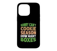 Carcasa para iPhone 14 Pro MAX Sorry Can't Cookie Season How Many Boxes