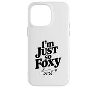 Carcasa para iPhone 14 Pro MAX Soy Tan Foxy Cute Fox Funny Animal Lovers