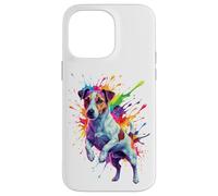 Carcasa para iPhone 14 Pro MAX Splash Art Jack Russell
