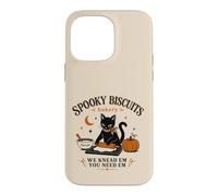 Carcasa para iPhone 14 Pro MAX Spooky Biscuit Bakery Black Cat Hornear Humor Humor Estado de ánimo